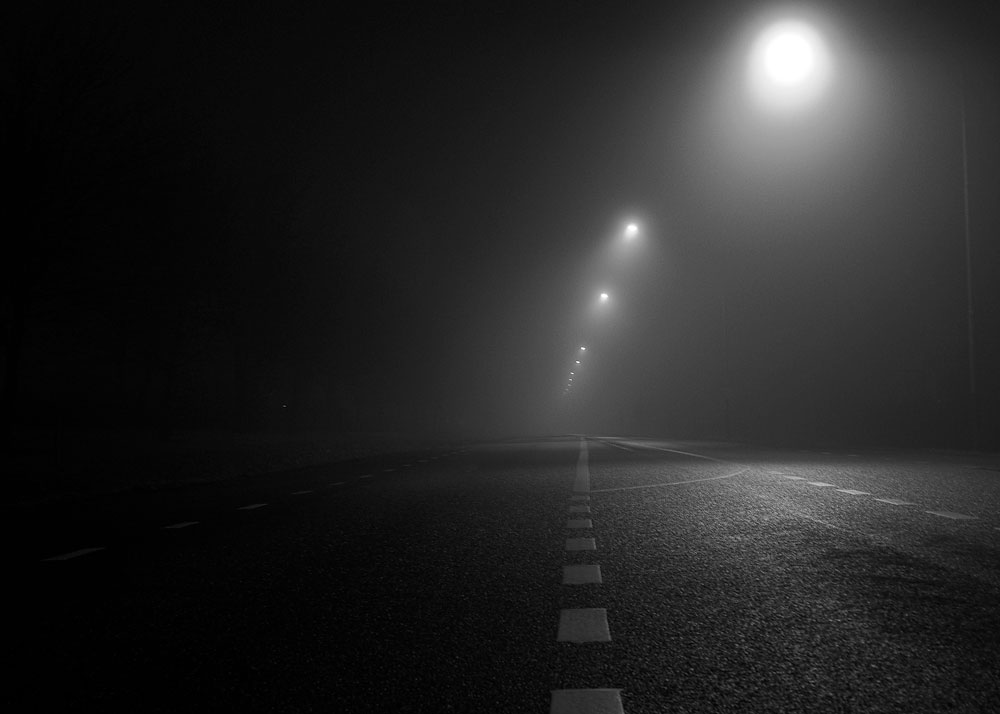 Empty Dark Street